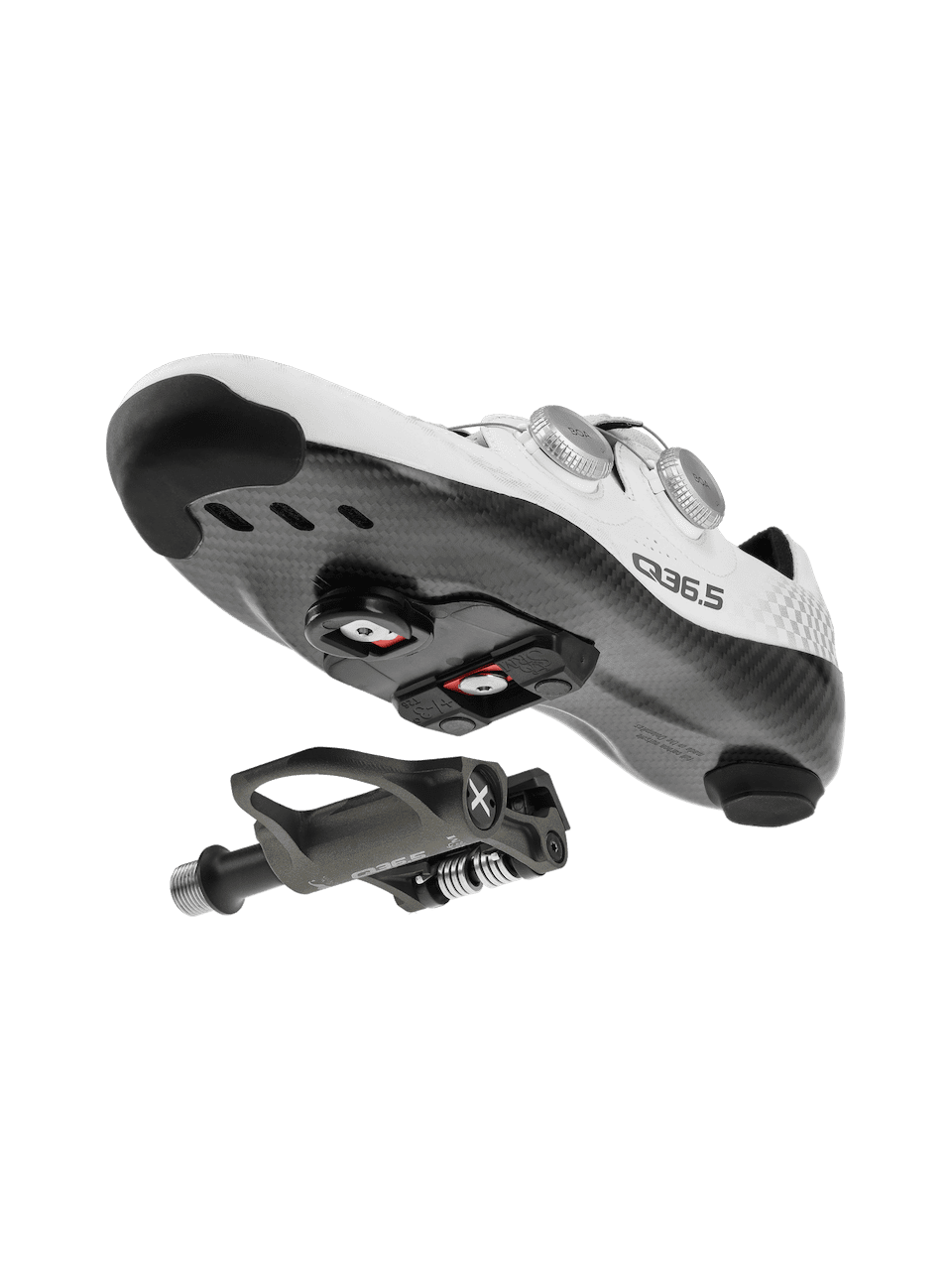Pédales SRM X-Power Direct et chaussures Q36.5 Unique Pro 4.0