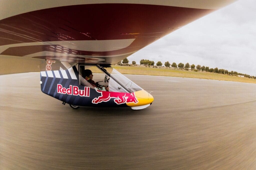 Andy Hediger aux commandes du Ruppert Archaeopteryx