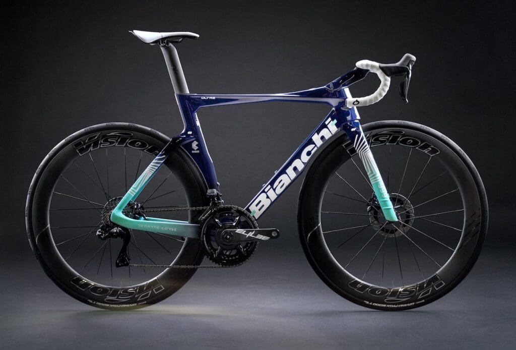 Des vélos Bianchi Oltre RC pour le Team Bahrain-Victorious dès 2026