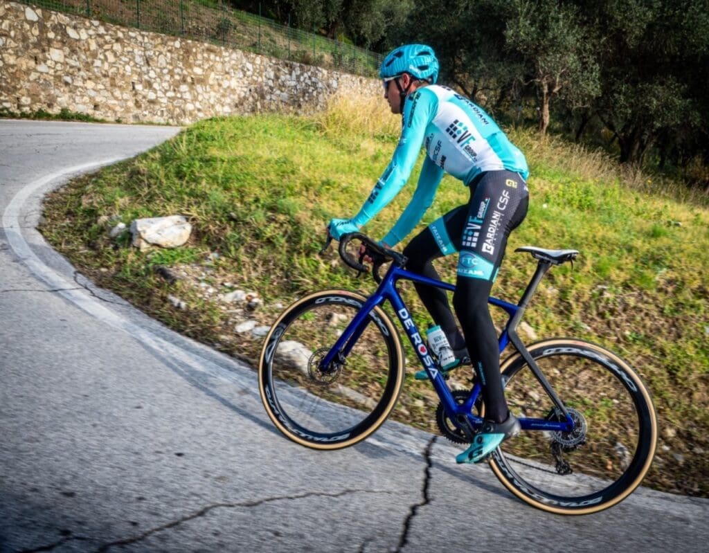 VF Group-Bardiani-Csf-Faizanè roule sur des vélos De Rosa Settanta