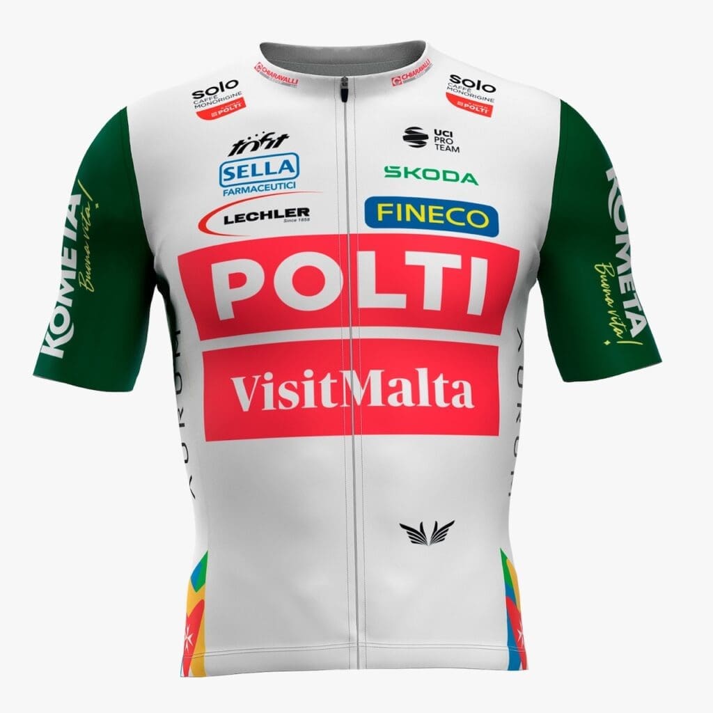 Kit 2026 de l'équipe Polti-Visit Malta