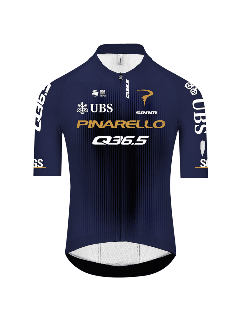 Q36.5 dévoile le kit 2026 de l'équipe Pinarello-Q36.5 Pro Cycling Team