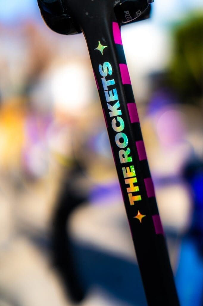 v&eacute;lo Rose 2026 de l'&eacute;quipe Unibet-Rose-Rockets