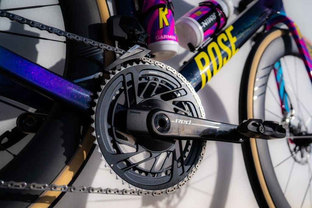 v&eacute;lo Rose 2026 de l'&eacute;quipe Unibet-Rose-Rockets