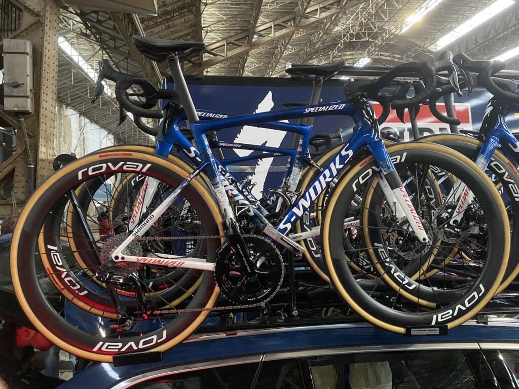 Les Specialized S-Works Tarmac SL8 de Soudal-Quick Step et AG Insurance-Soudal