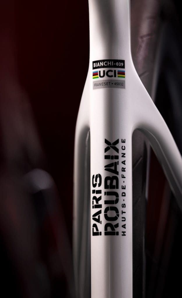 2026 série limitée Bianchi Infinito Paris-Roubaix