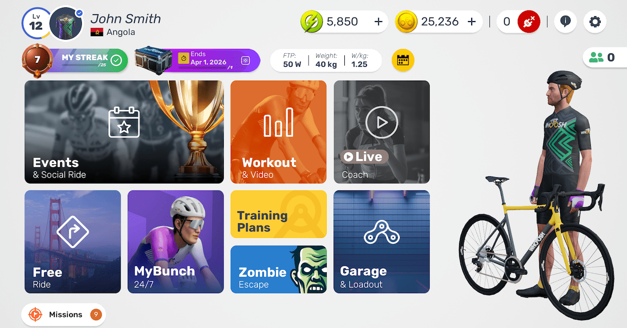 Mise à jour 5.7 de MyWhoosh