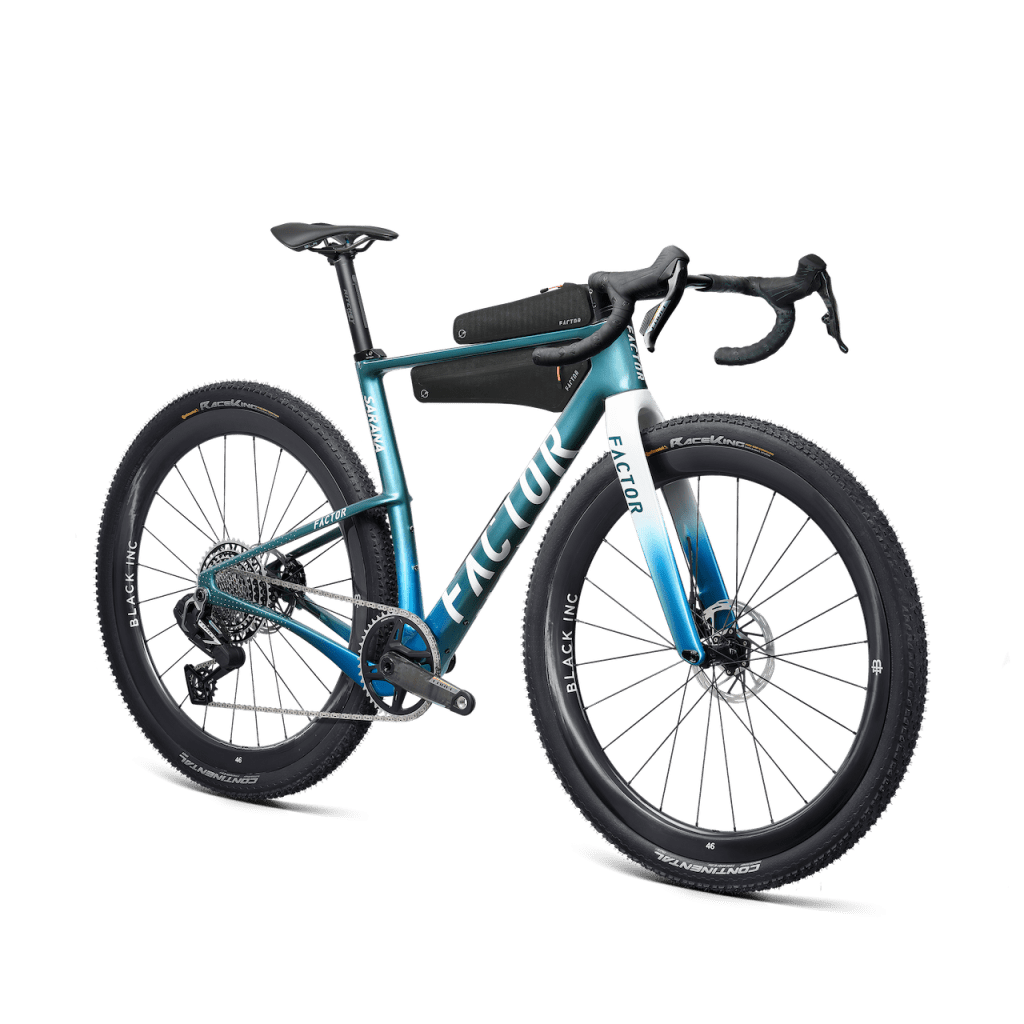 vélo de compétition gravel longue distance Factor Sarana