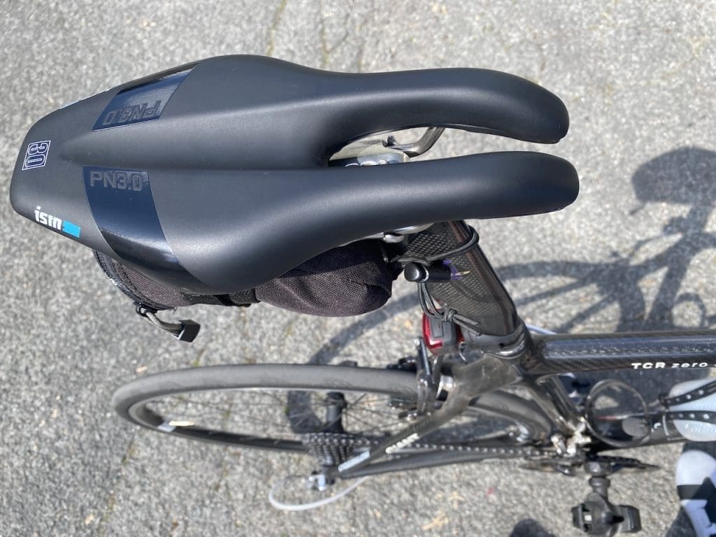 test selle ISM PN 3.0 sans bec pour aissise confortable