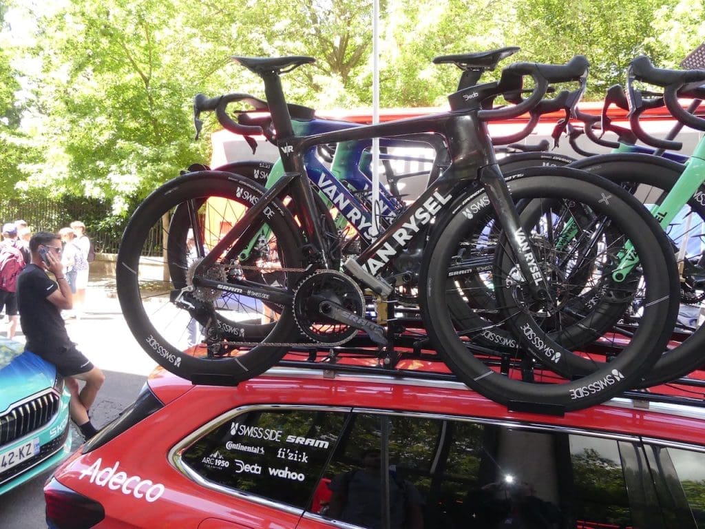Les vélos des coureurs pros sur le Tour de France 2026