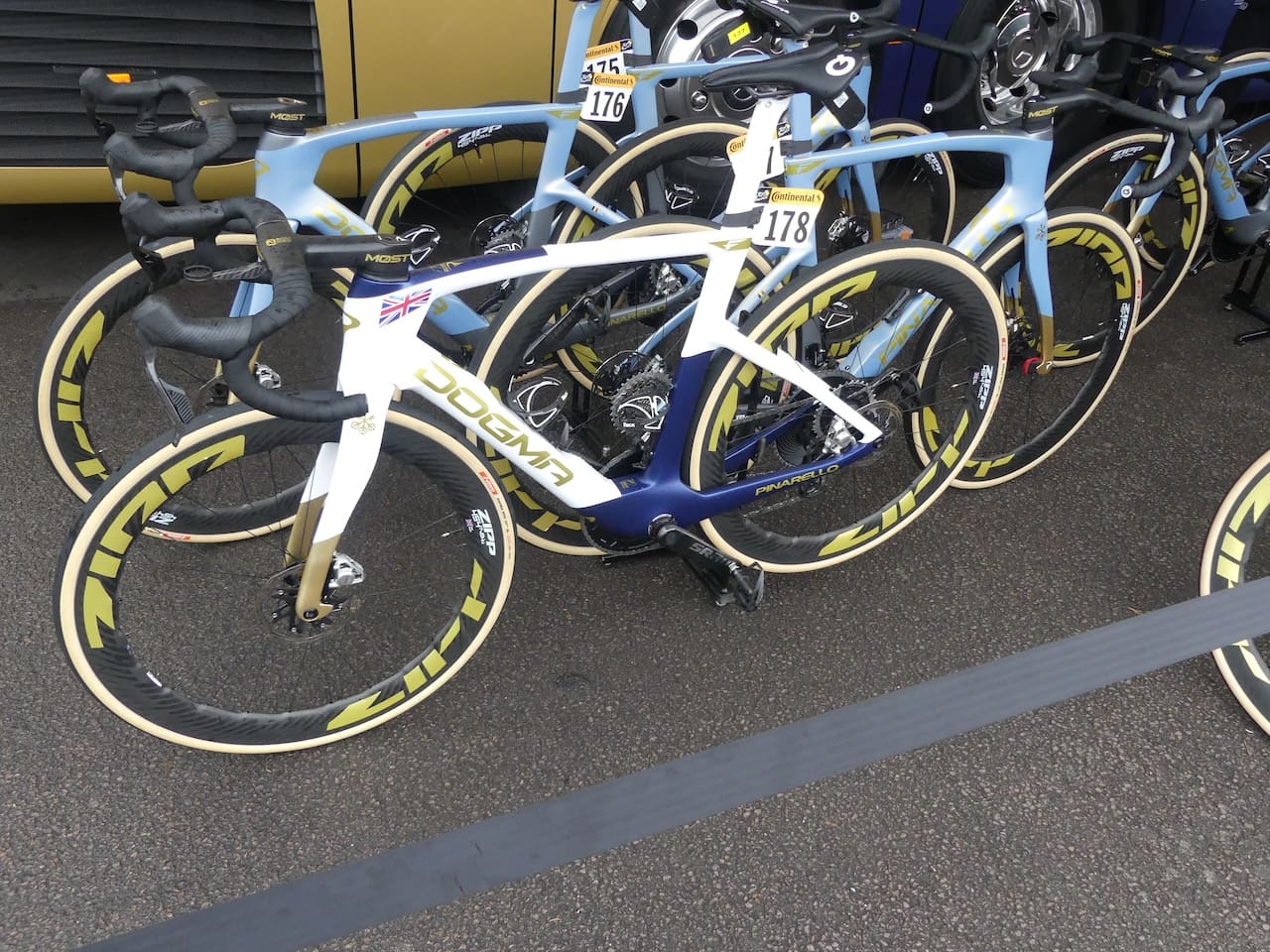 Le mat&eacute;riel de Pinarello-Q36.5 Cycling Team sur le Tour de France 2026