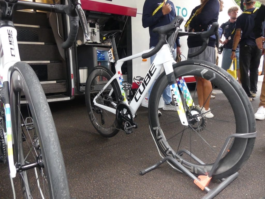 Le matériel du team TotalEnergies sur le Tour de France 2026
