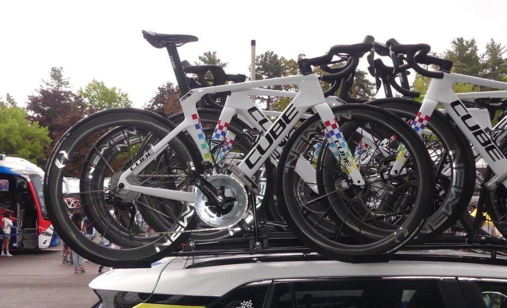 Le matériel du team TotalEnergies sur le Tour de France 2026
